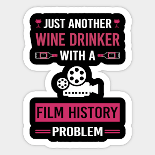 Wine Drinker Film History Movie Movies Sticker